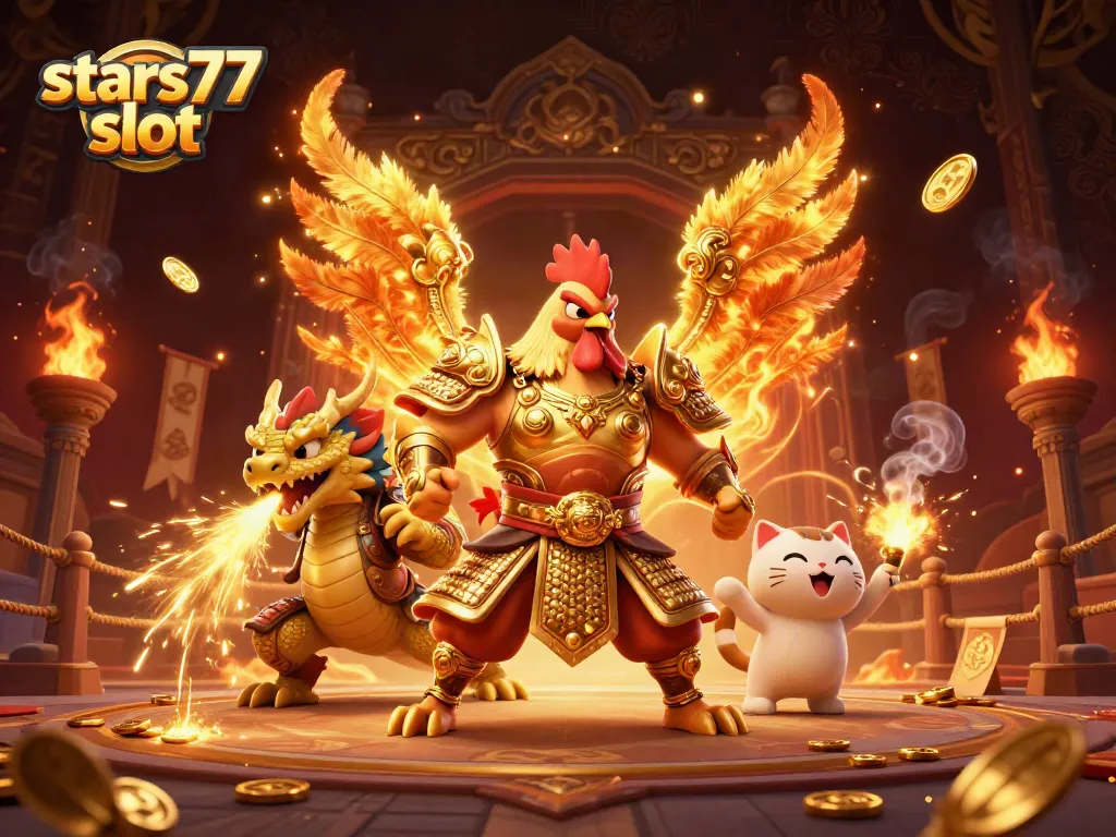 Permainan slot menarik di stars77 slot yang menyajikan karakter kartun dan efek 3D yang memukau.