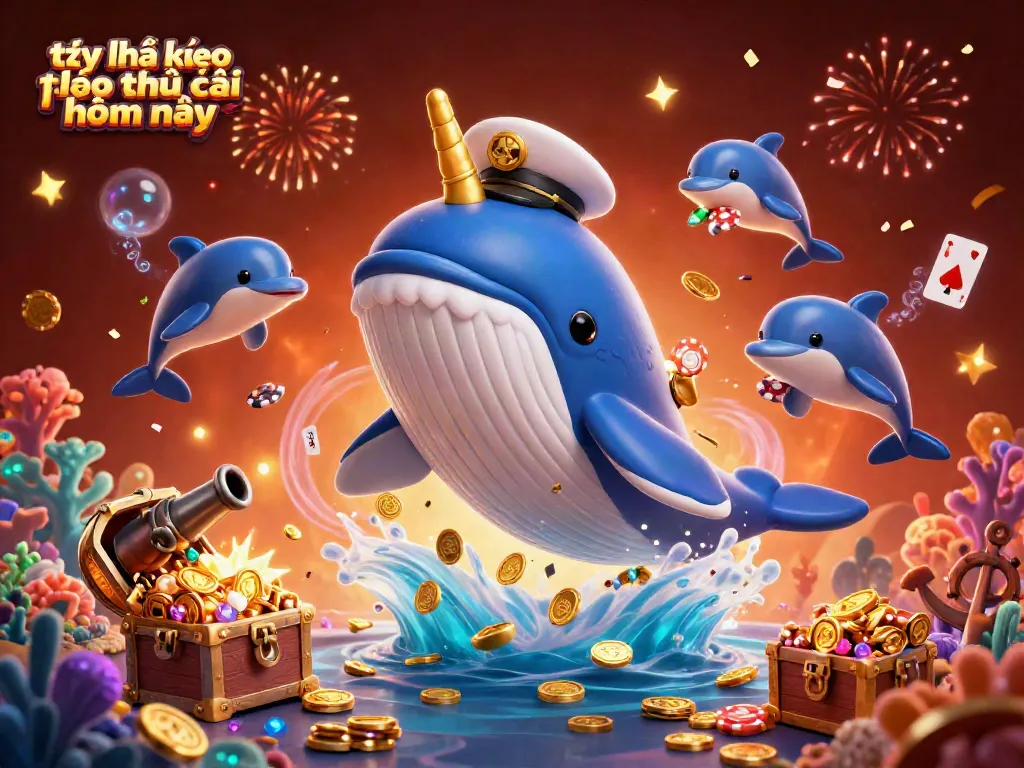 Engage with tỷ lệ kèo nhà cái hôm nay through an exciting underwater casino adventure with vibrant characters.