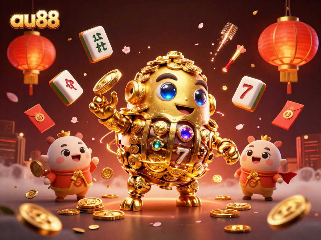 Experience the exciting slot adventures at au88 with vibrant characters and dynamic elements showcasing casino fun.