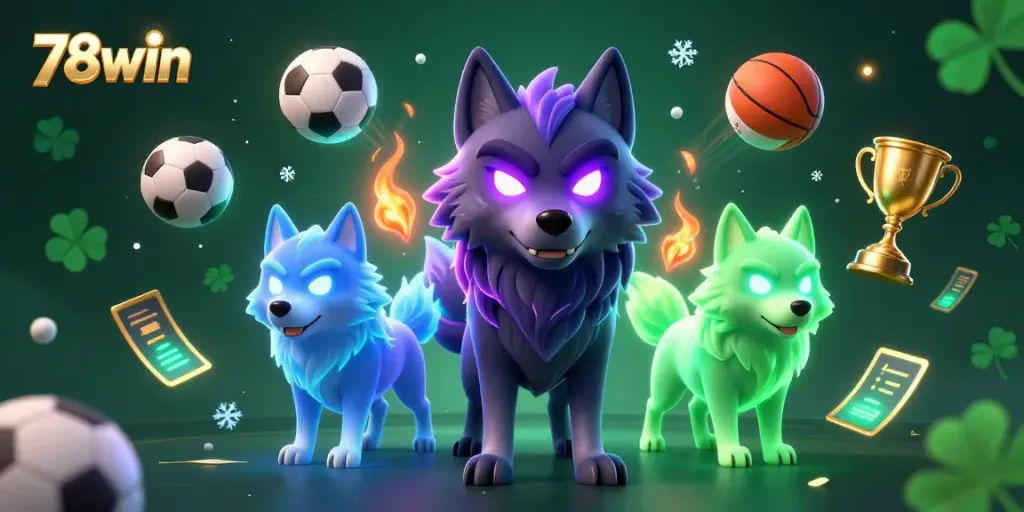 Join the thrilling adventure with 78win as shadow wolves lead the pack in dynamic betting action.