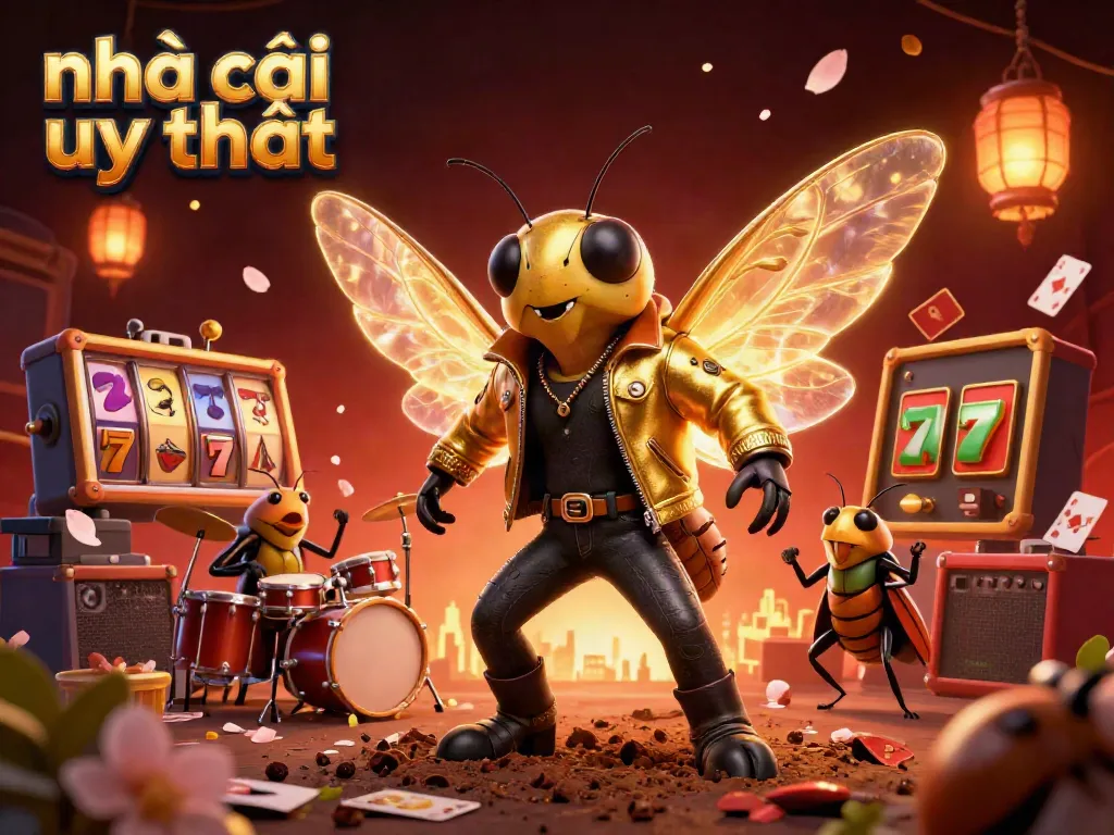 Experience vibrant entertainment at nhà cái uy tín with a lively casino scene featuring unique characters and thrilling elements.