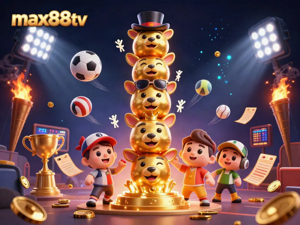 Experience the excitement of max88tv online gaming with dynamic sports elements and a vibrant casino atmosphere.