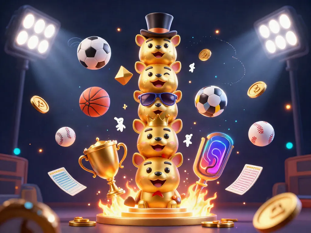 Experience the thrill with Jw88's lively casino scene featuring vibrant sports activities and animated characters.