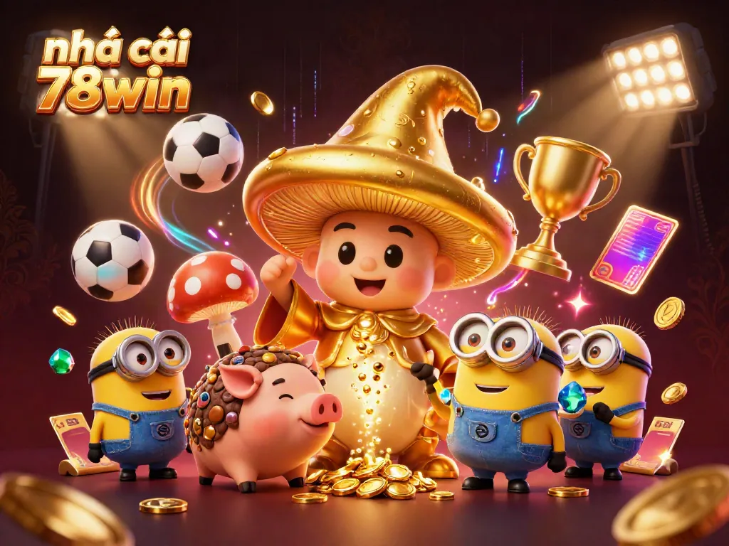 Experience thrilling action at nhà cái 78win with dynamic sports and gaming elements in a fantasy setting.